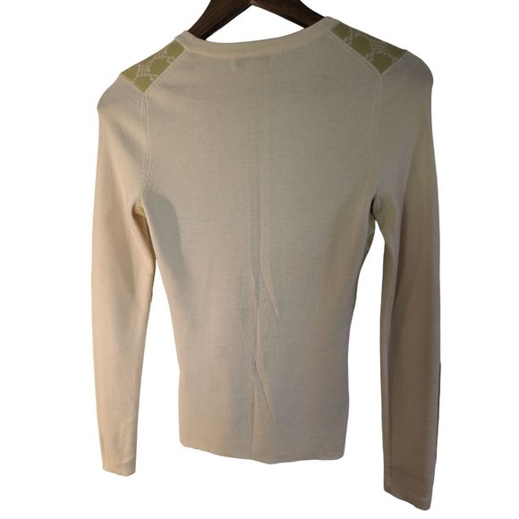 Banana Republic Extra Fine Italian Merino Wool Thin Knit Sweater Women's sz S - Picture 3 of 6